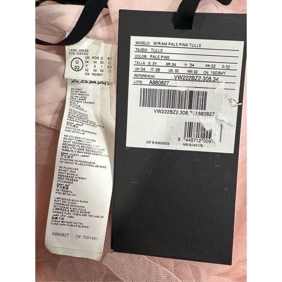 Vera Wang Bride Miriam Pleated Tulle Gown US 2 $395 - Picture 12 of 12